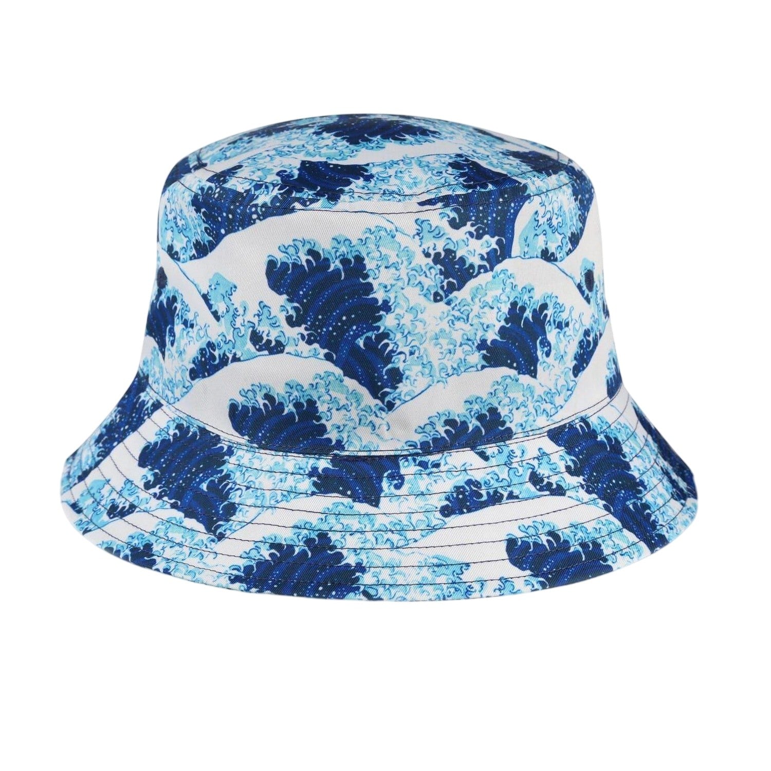 Multicoloured - Back - Spiral Unisex Adult Wave Bucket Hat