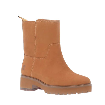 Wheat - Front - Timberland Womens-Ladies Carnaby Cool Mid Cut Boots