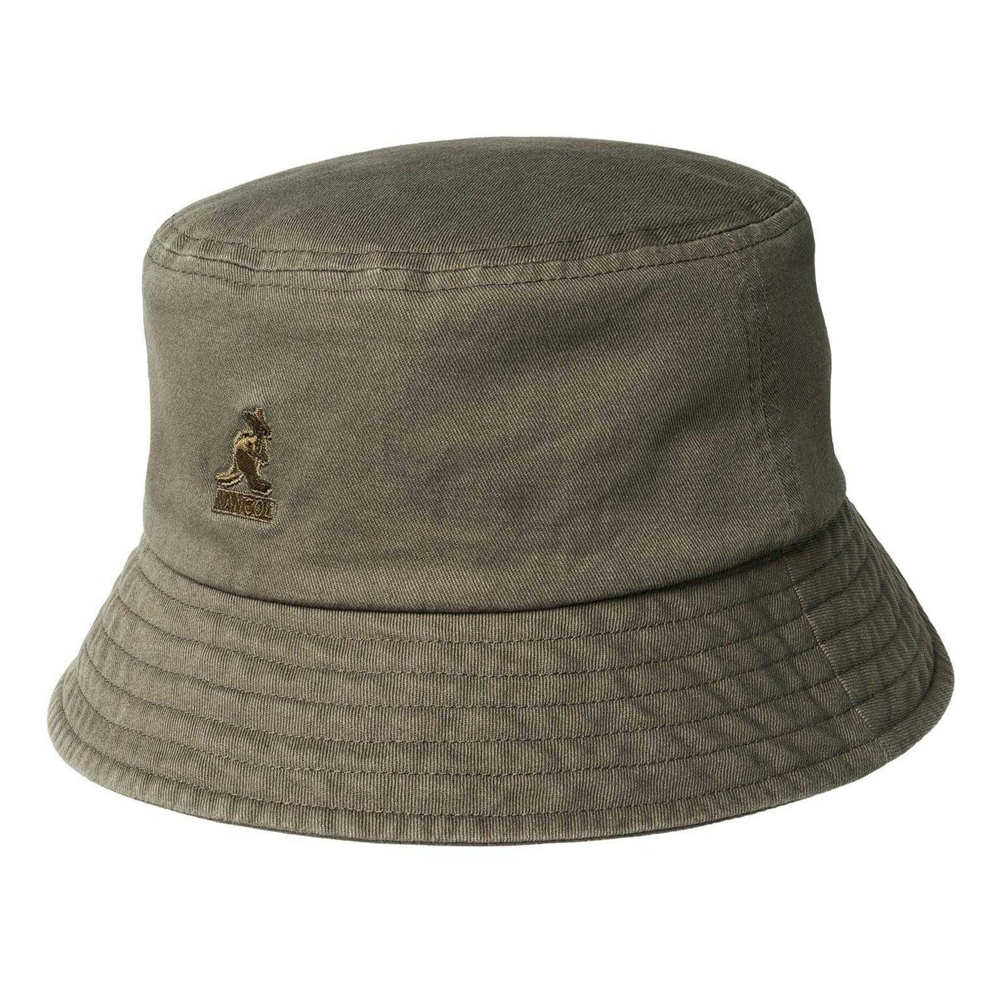Smog - Front - Kangol Unisex Adult Washed Cotton Casual Bucket Hat