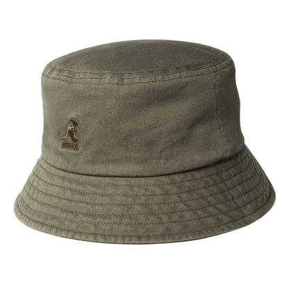 Smog - Front - Kangol Unisex Adult Washed Cotton Casual Bucket Hat