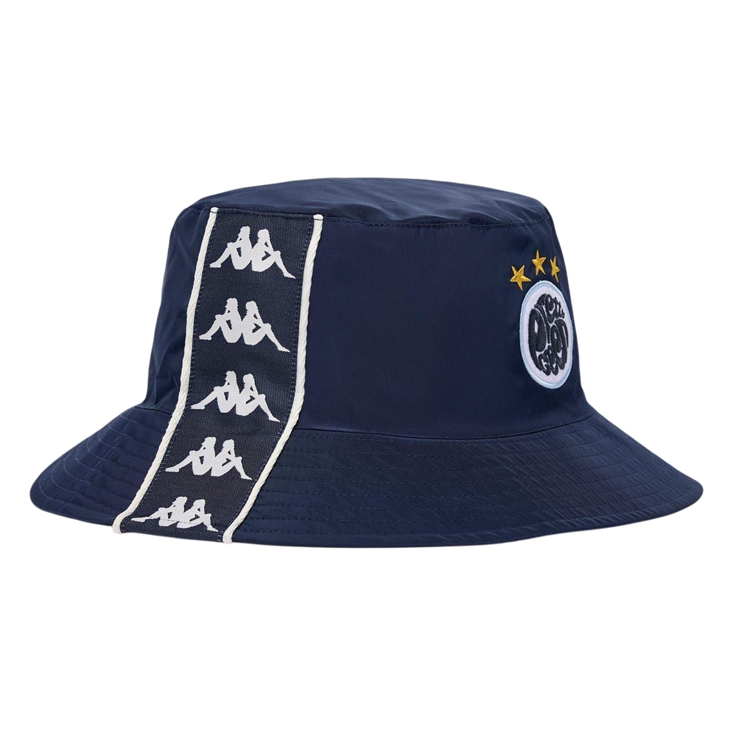 Blue-White - Back - Kappa Unisex Adult Embroidered Bucket Hat