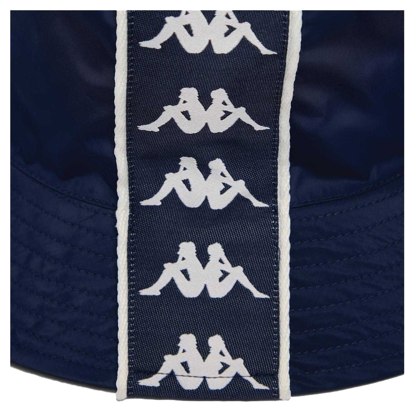 Blue-White - Side - Kappa Unisex Adult Embroidered Bucket Hat