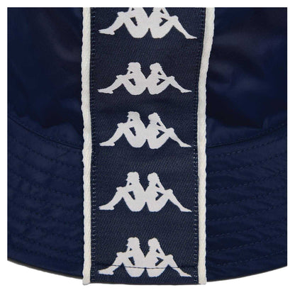 Blue-White - Side - Kappa Unisex Adult Embroidered Bucket Hat