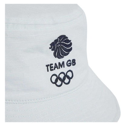 Sky Blue - Side - Adidas Unisex Adult Team GB Sport Bucket Hat