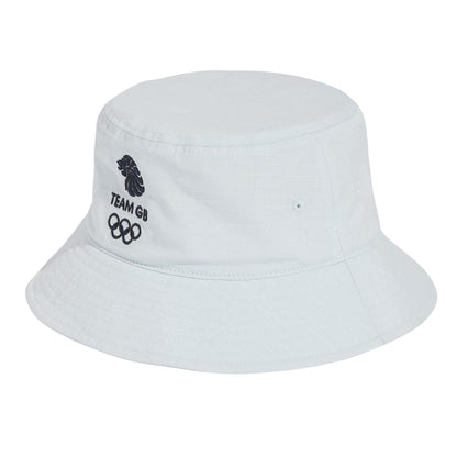 Sky Blue - Front - Adidas Unisex Adult Team GB Sport Bucket Hat
