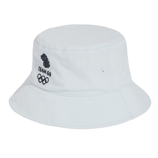 Sky Blue - Front - Adidas Unisex Adult Team GB Sport Bucket Hat