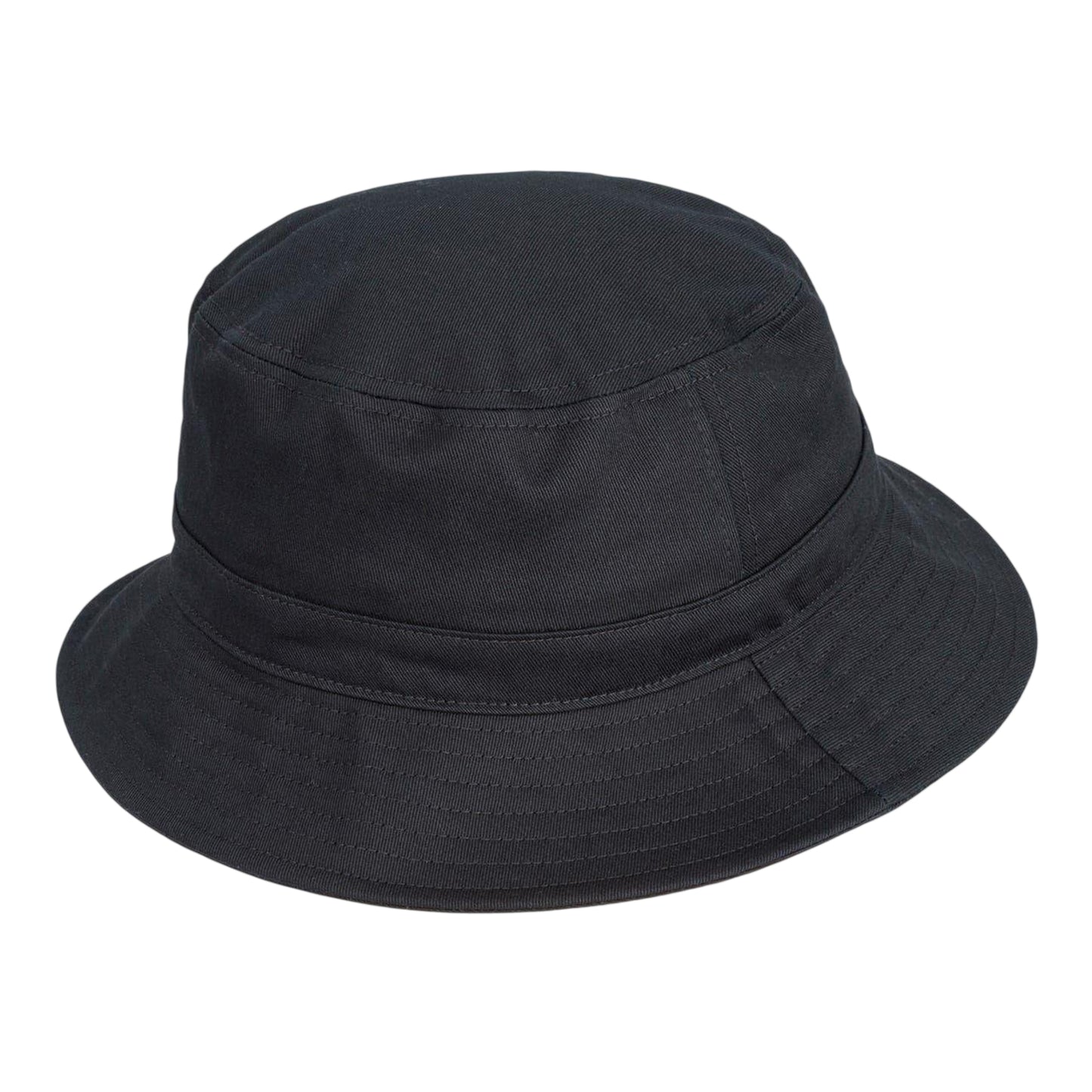 Black - Back - Slazenger Unisex Adult Embroidered Logo Cotton Bucket Hat