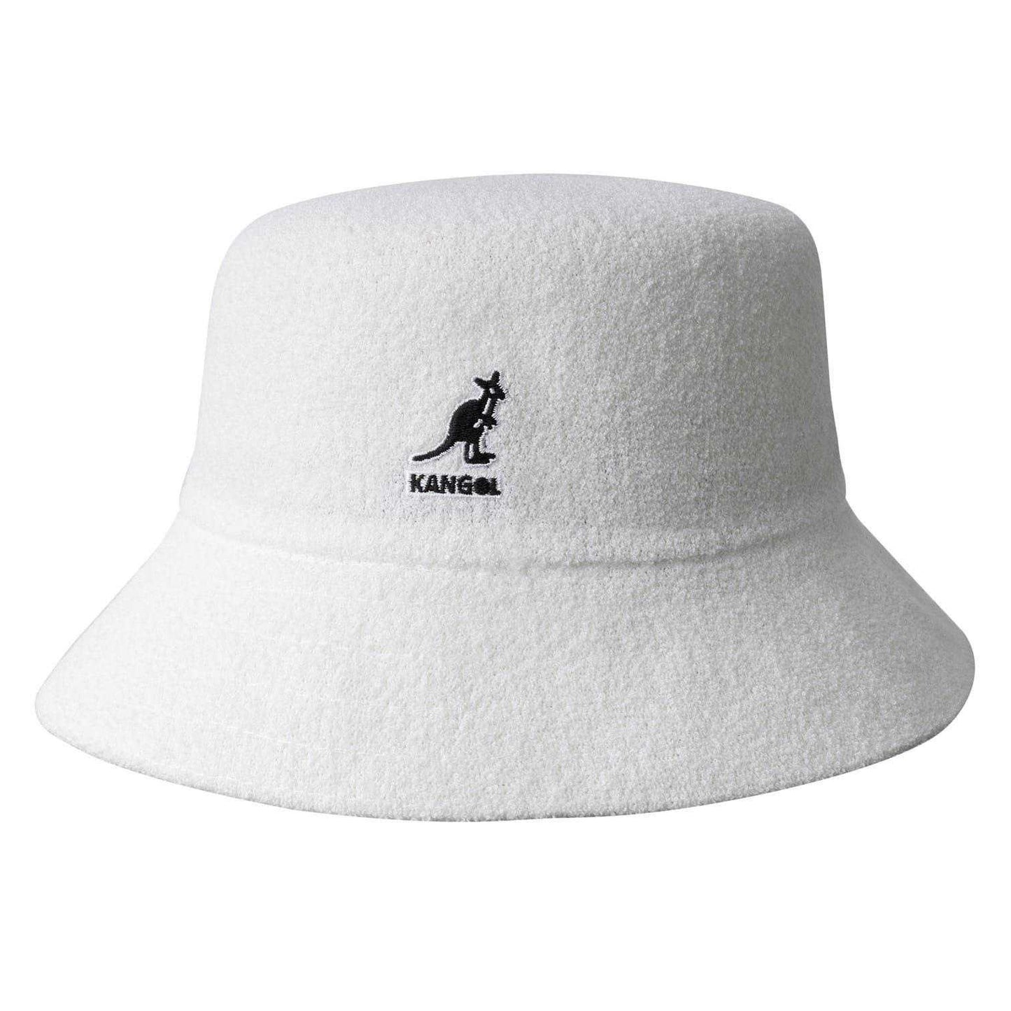 White - Front - Kangol Unisex Adult Bermuda Bucket Hat