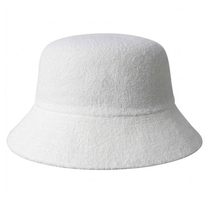 White - Back - Kangol Unisex Adult Bermuda Bucket Hat