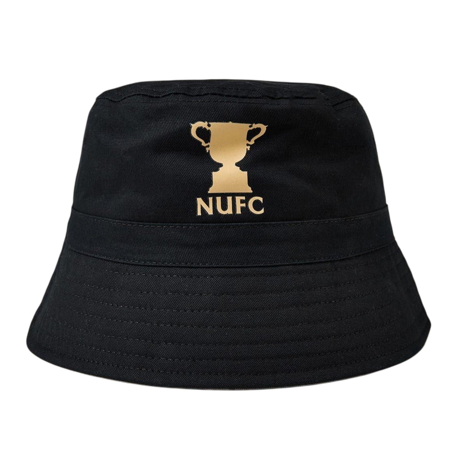 Black - Front - Newcastle United FC Unisex Adult NUFC Trophy Bucket Hat