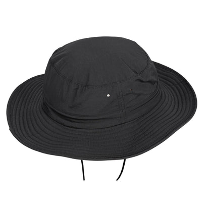 Black - Back - Firetrap Unisex Adult Nylon Bucket Hat