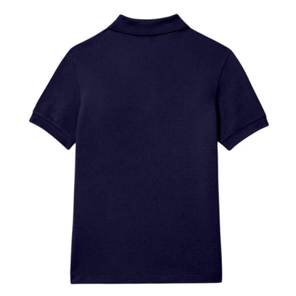 Navy - Back - Lacoste Boys Pique Polo Shirt