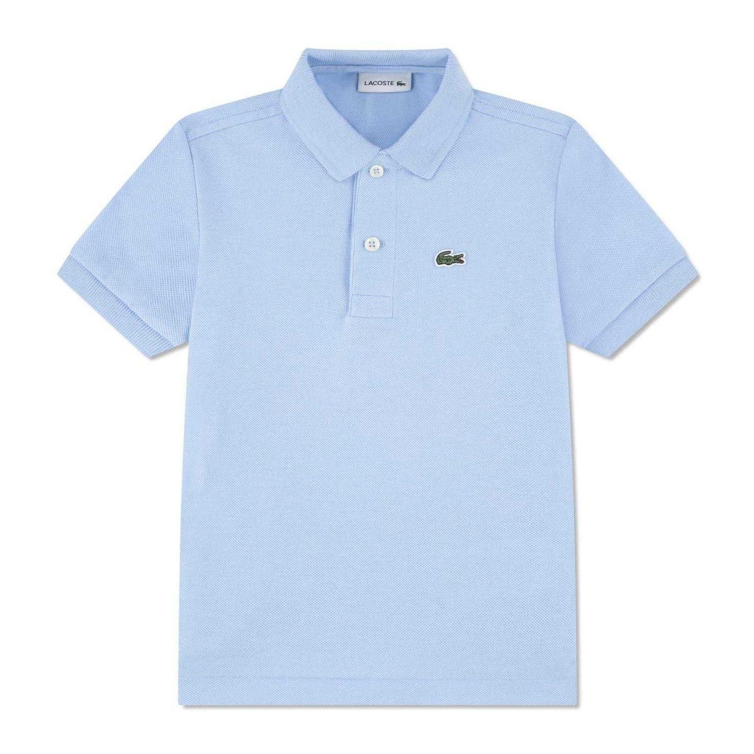 Blue - Front - Lacoste Boys Pique Polo Shirt
