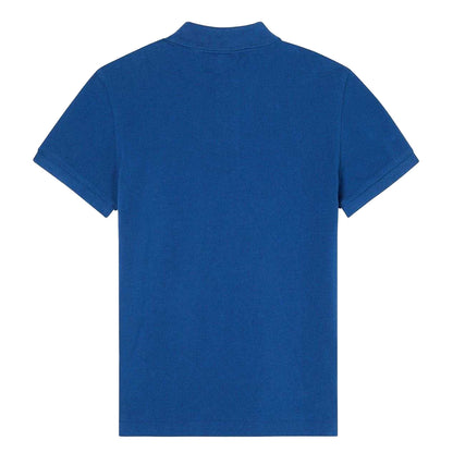 French Blue - Back - Lacoste Boys Pique Polo Shirt