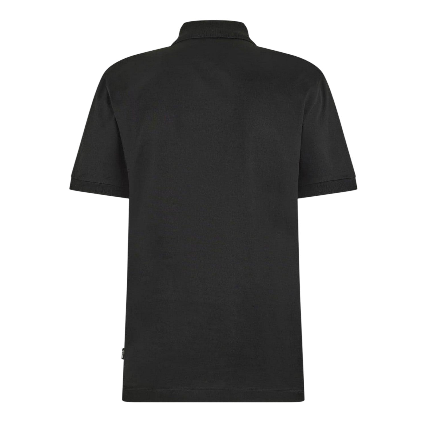 Black - Back - Boss Mens Short-Sleeved Polo Shirt