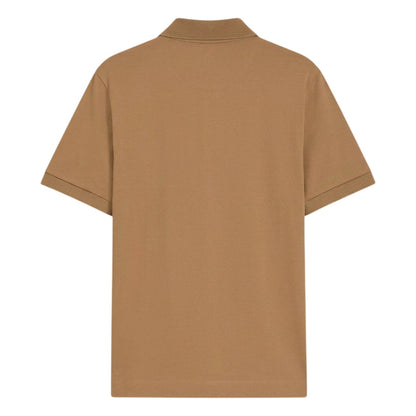 Medium Beige - Back - Boss Mens Short-Sleeved Polo Shirt