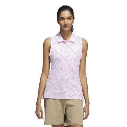 Clear-Pink - Lifestyle - Adidas Womens-Ladies Golf Polo Shirt