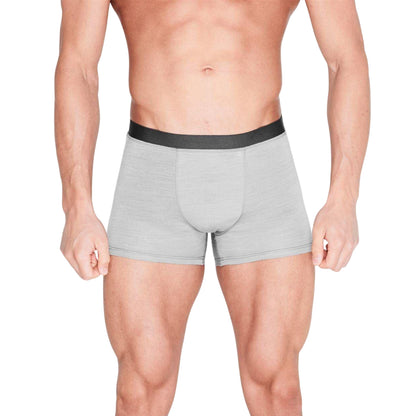 Grey - Side - Odlo Mens Boxer Shorts