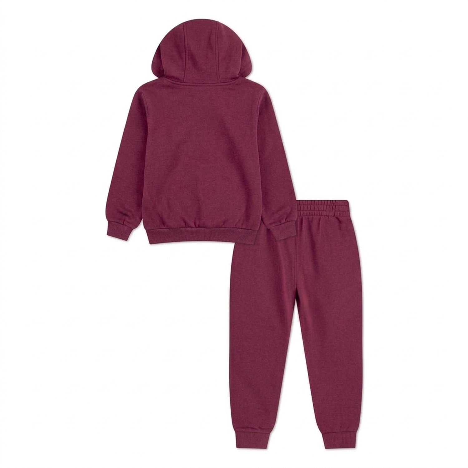 Beet Red - Back - Nike Baby Girls Fleece Tracksuit
