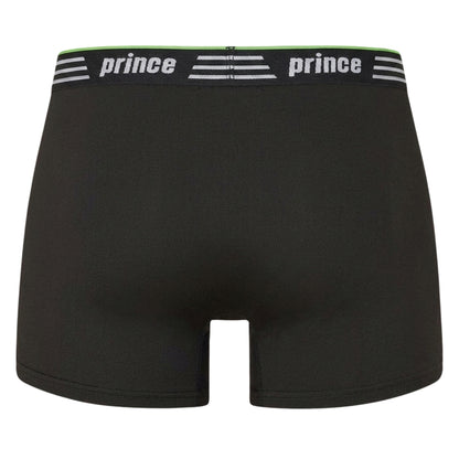 Black - Back - Prince Mens Boxer Shorts (Pack of 3)