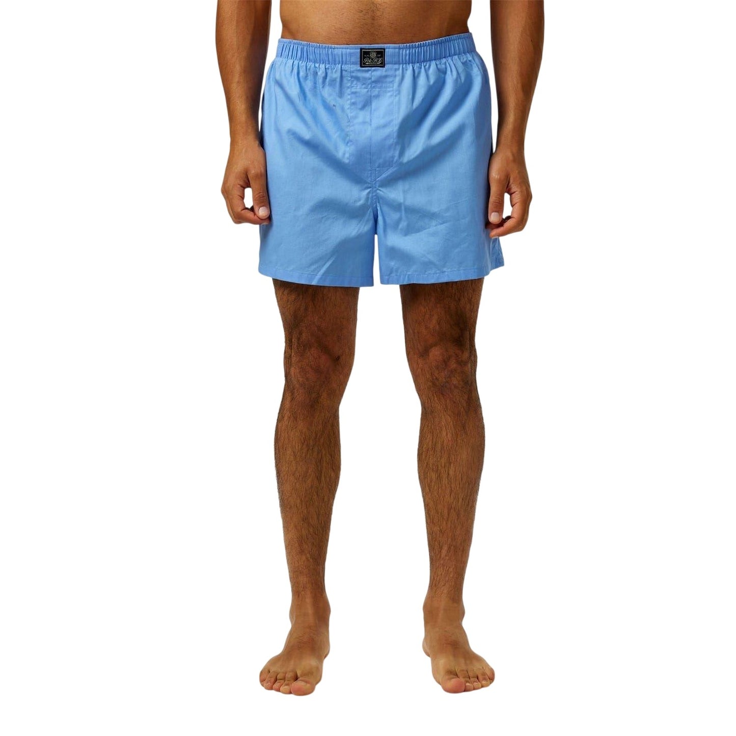 Navy-Blue-White - Side - Slazenger Mens Cotton Boxer Shorts (Pack of 3)