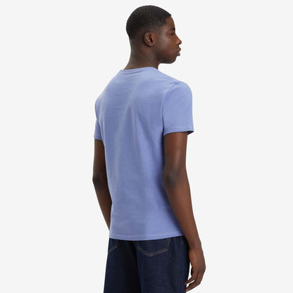 Light Blue - Back - Levis Mens Original Housemark T-Shirt