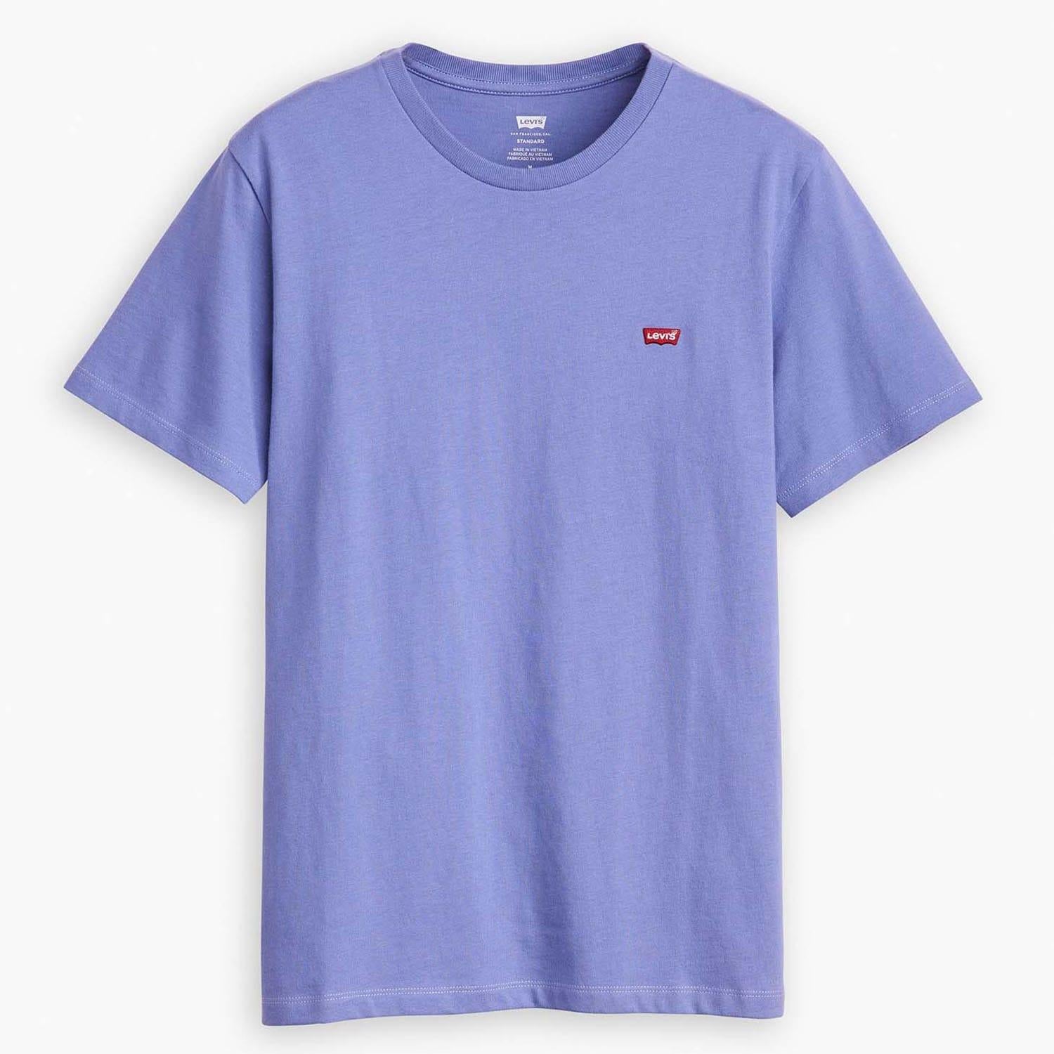 Light Blue - Pack Shot - Levis Mens Original Housemark T-Shirt