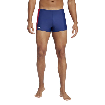 Blue-Red - Side - Adidas Mens Swim Shorts