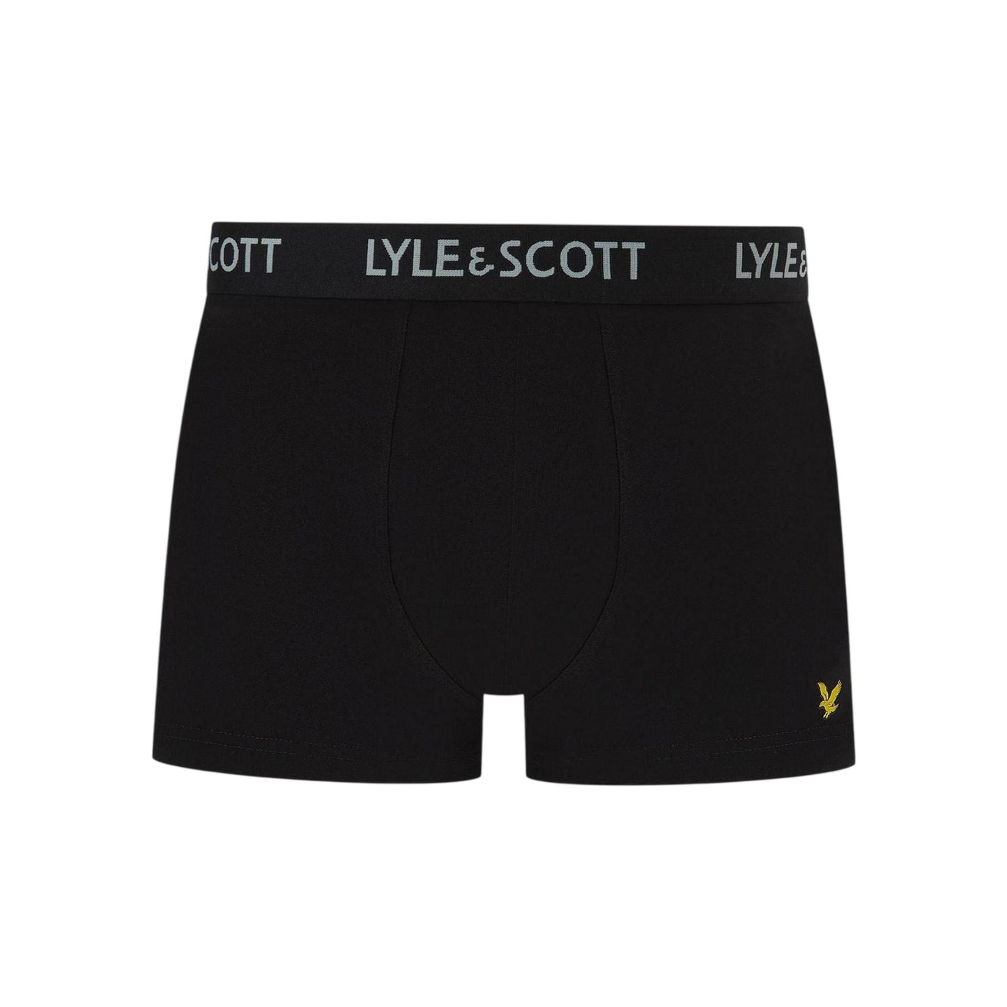 Black - Back - Lyle & Scott Mens Boxer Shorts (Pack of 5)