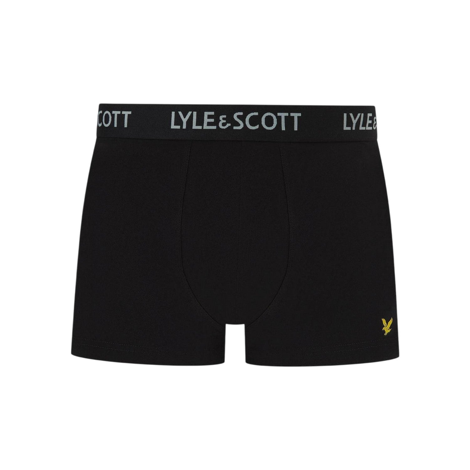 Black - Back - Lyle & Scott Mens Boxer Shorts (Pack of 5)