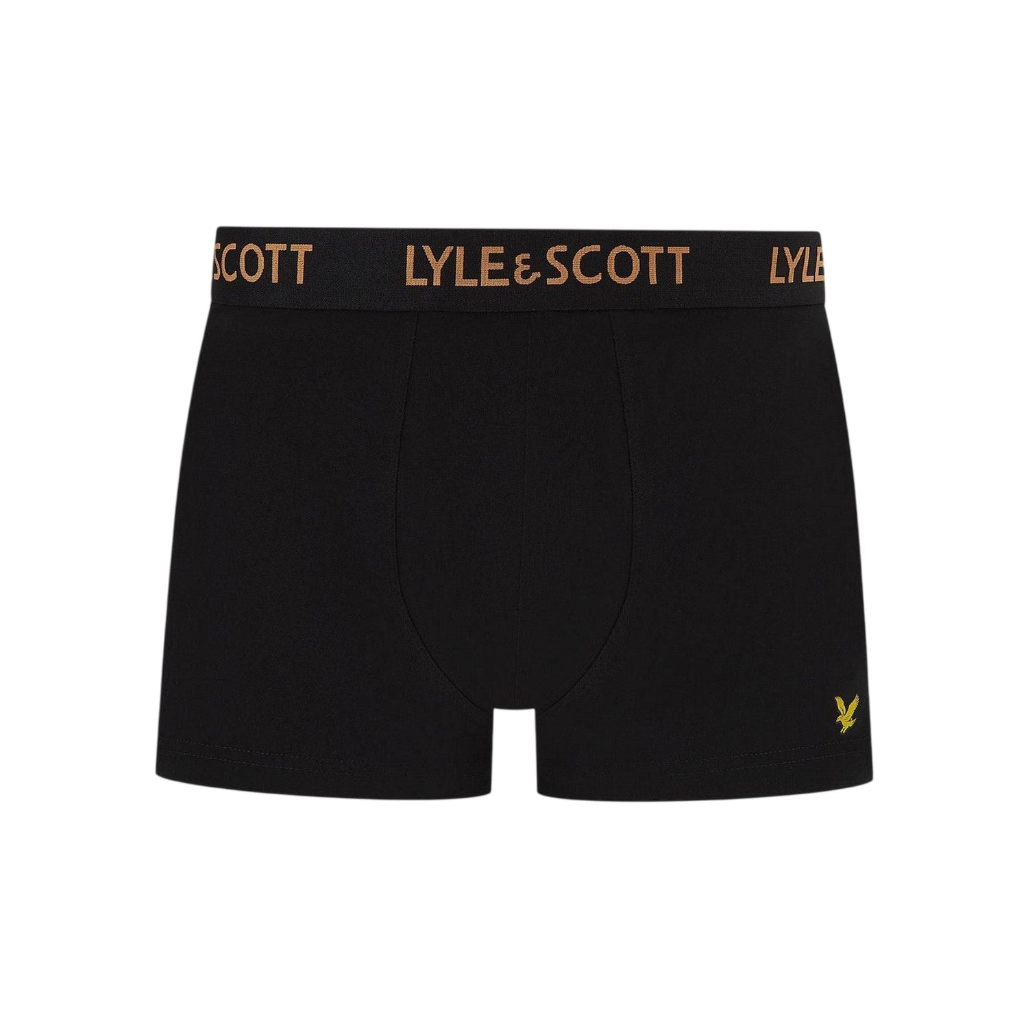 Black - Side - Lyle & Scott Mens Boxer Shorts (Pack of 5)