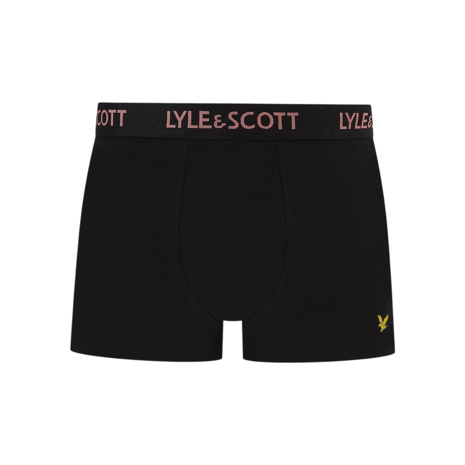 Black - Pack Shot - Lyle & Scott Mens Boxer Shorts (Pack of 5)