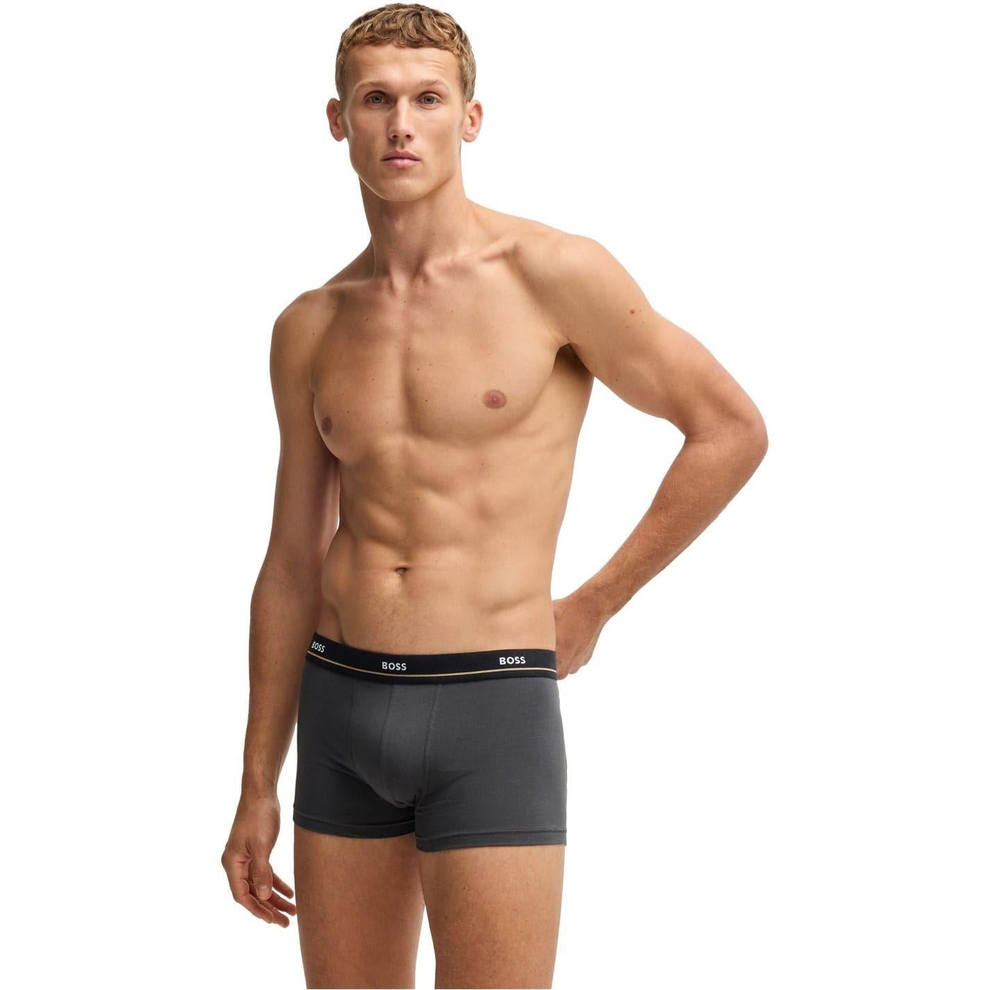Blue - Pack Shot - Boss Mens Briefs (Pack of 5)