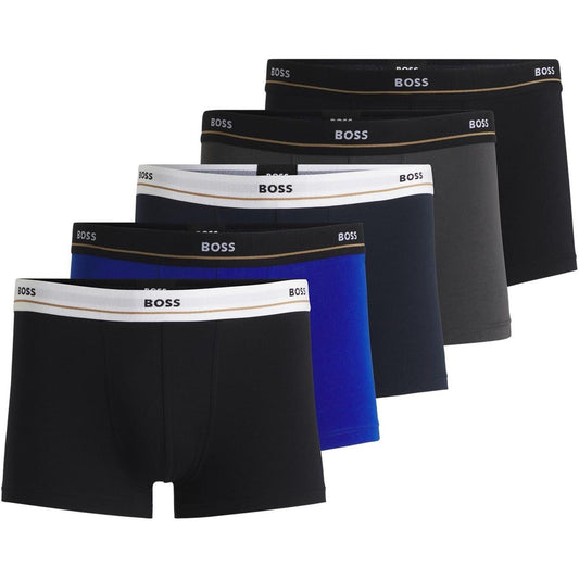 Blue - Front - Boss Mens Briefs (Pack of 5)