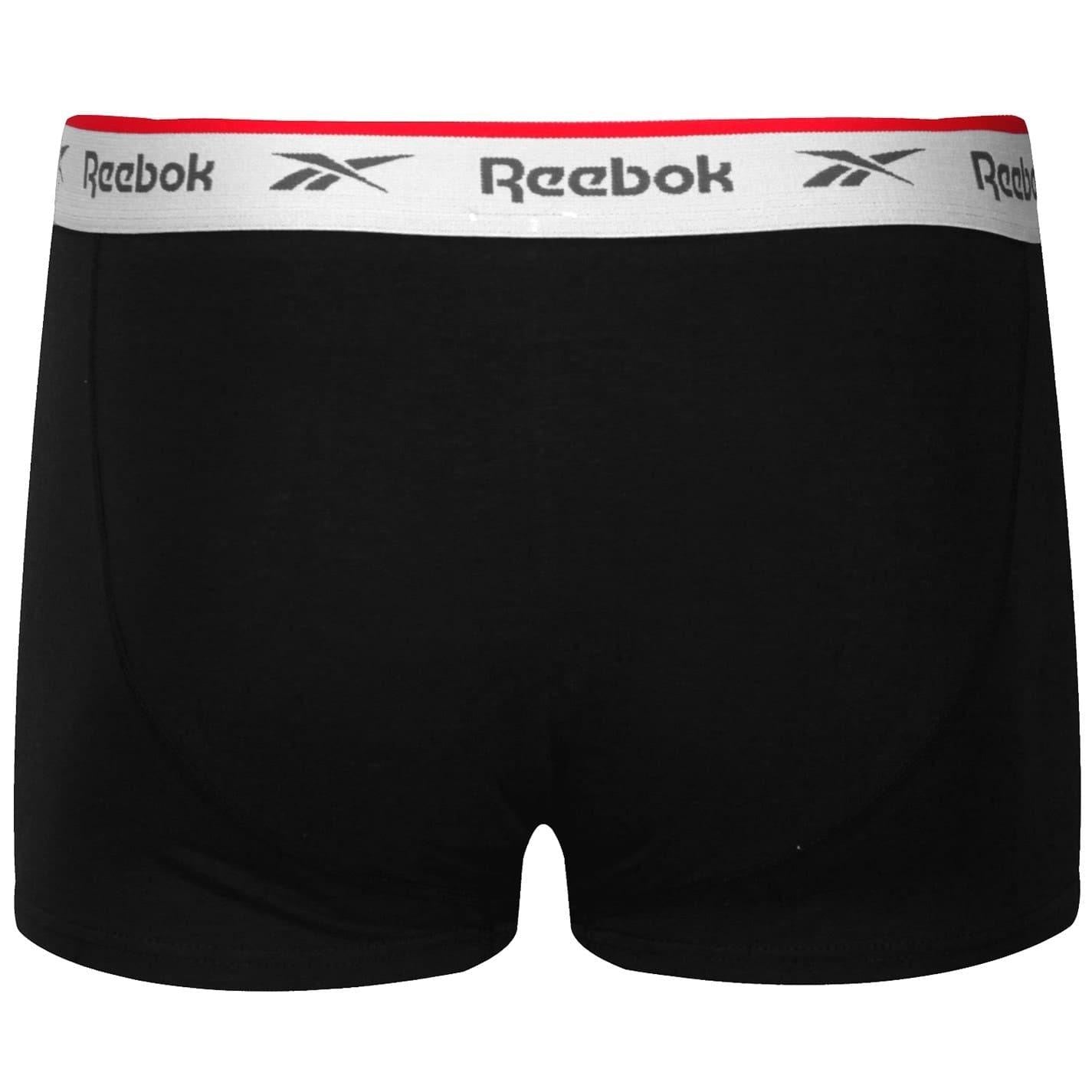 Black - Lifestyle - Reebok Mens Boxer Shorts (Pack of 3)