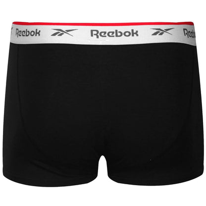 Black - Lifestyle - Reebok Mens Boxer Shorts (Pack of 3)
