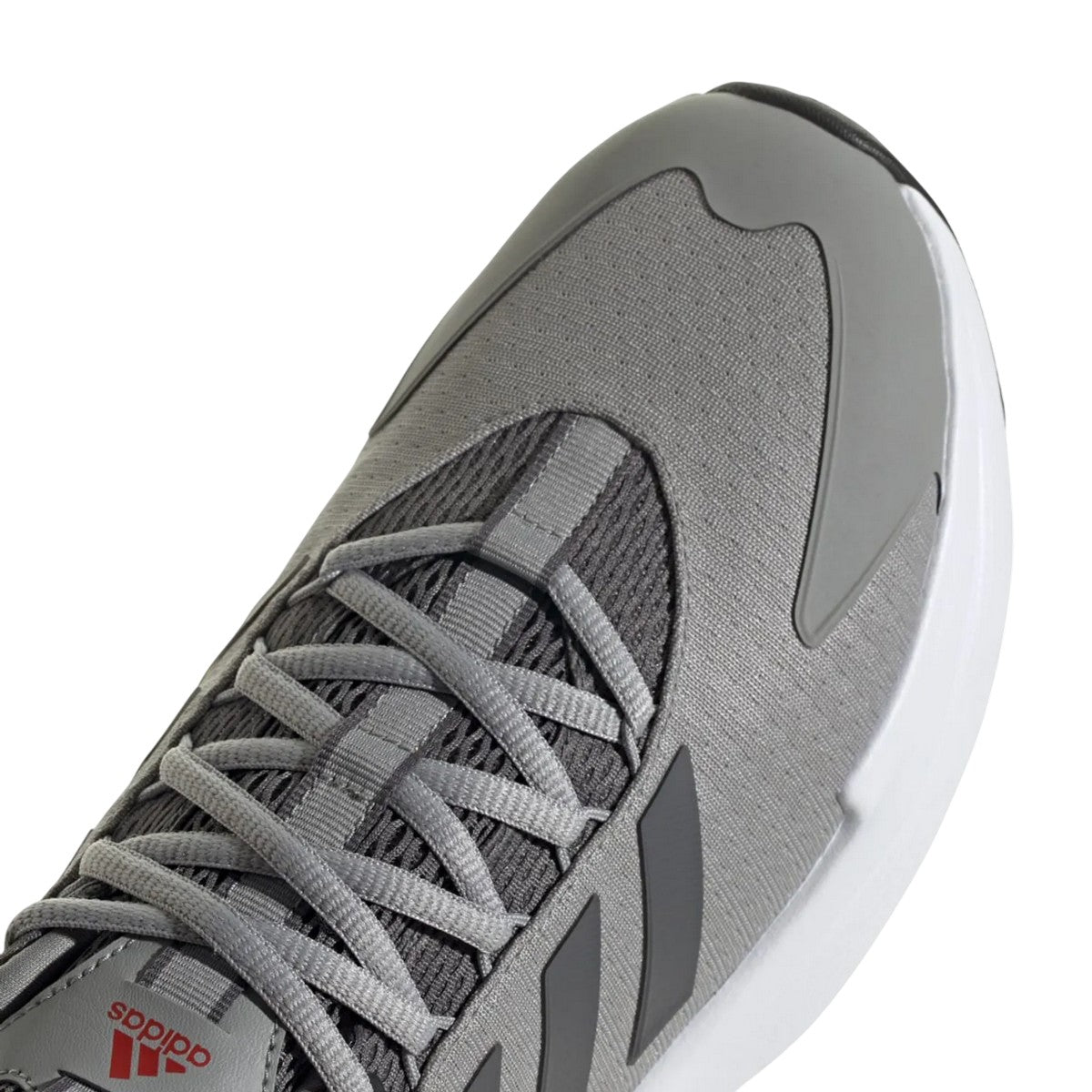 Grey - Close up - Adidas Mens AlphaEdge+ Trainers