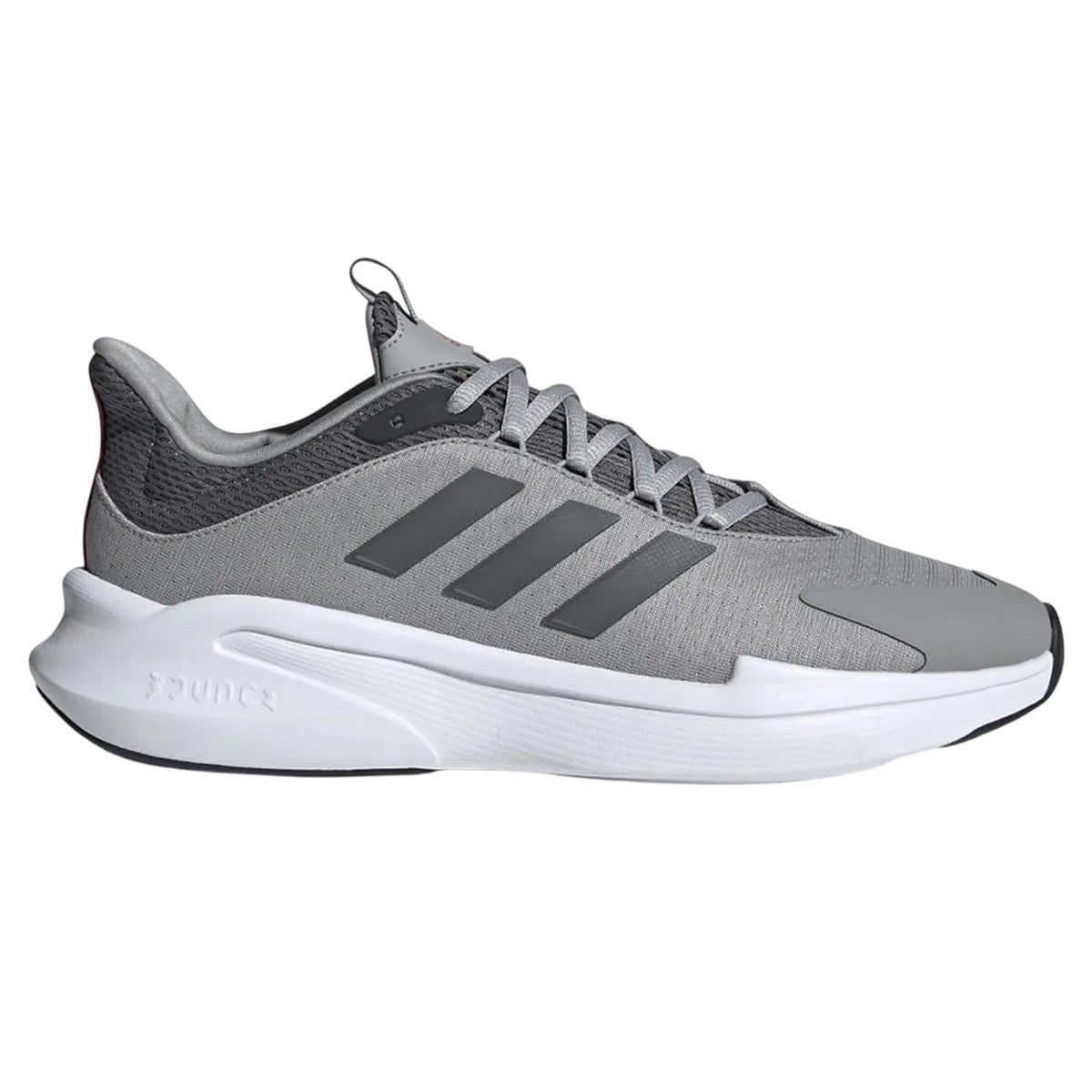 Grey - Side - Adidas Mens AlphaEdge+ Trainers