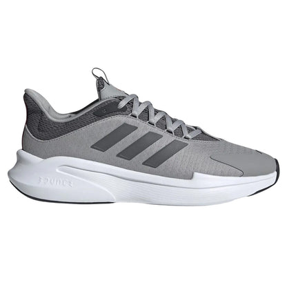 Grey - Side - Adidas Mens AlphaEdge+ Trainers