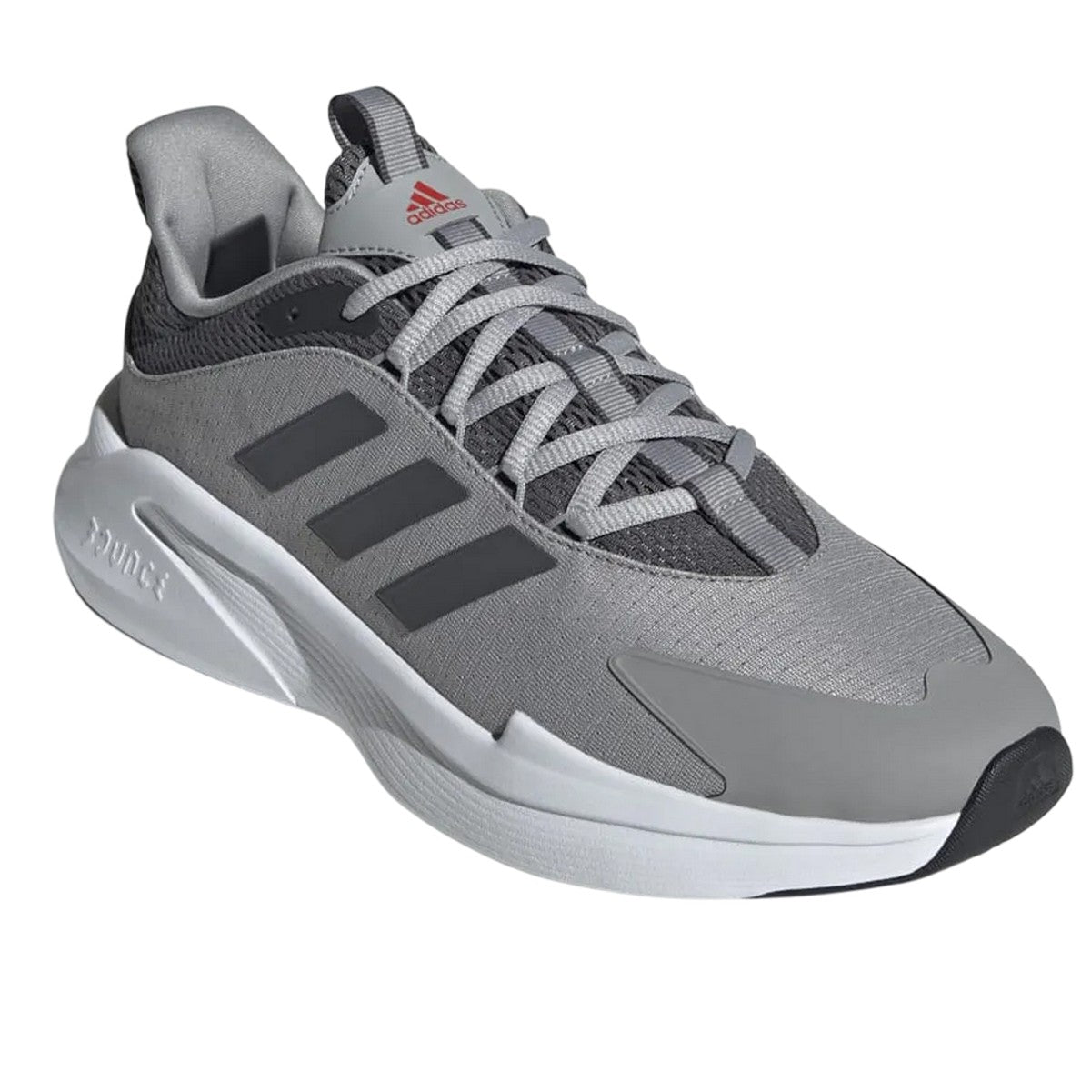 Grey - Front - Adidas Mens AlphaEdge+ Trainers