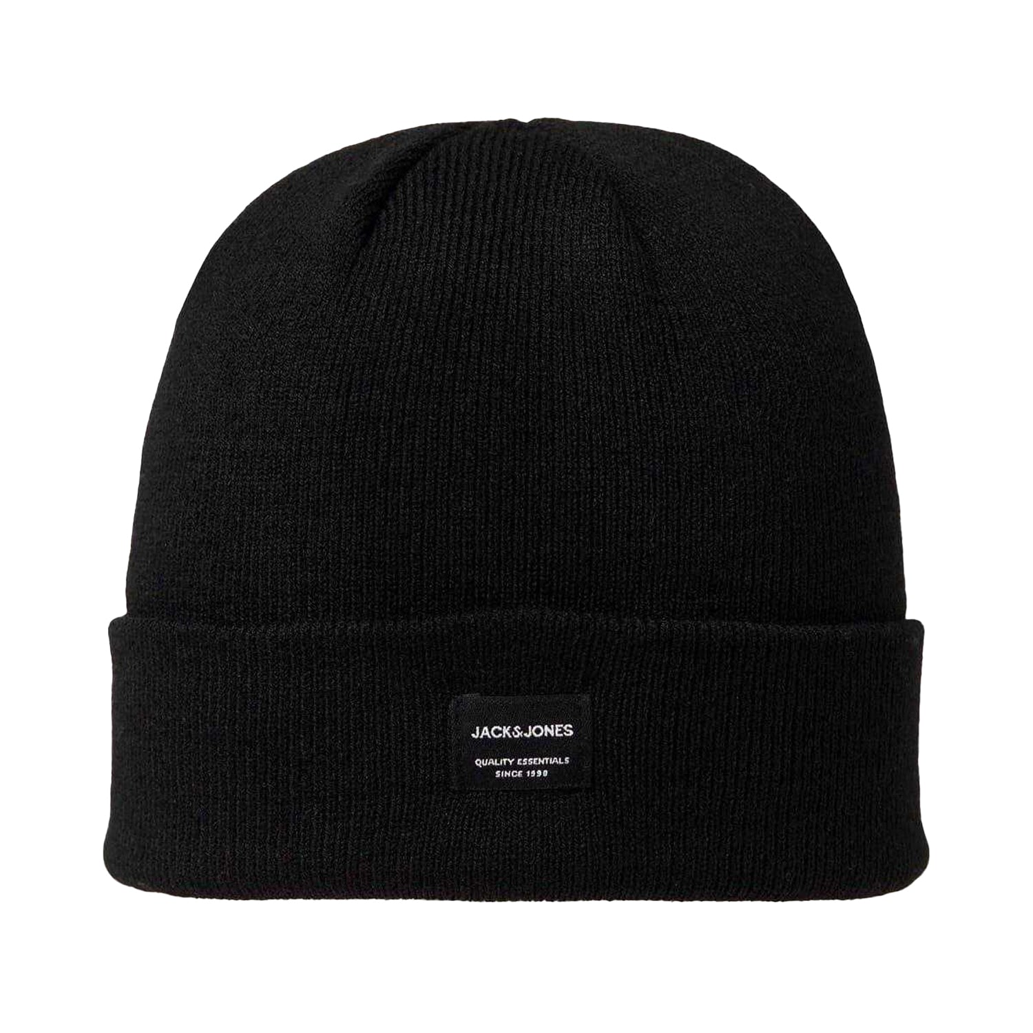 Black Print - Front - Jack And Jones Mens Beanie