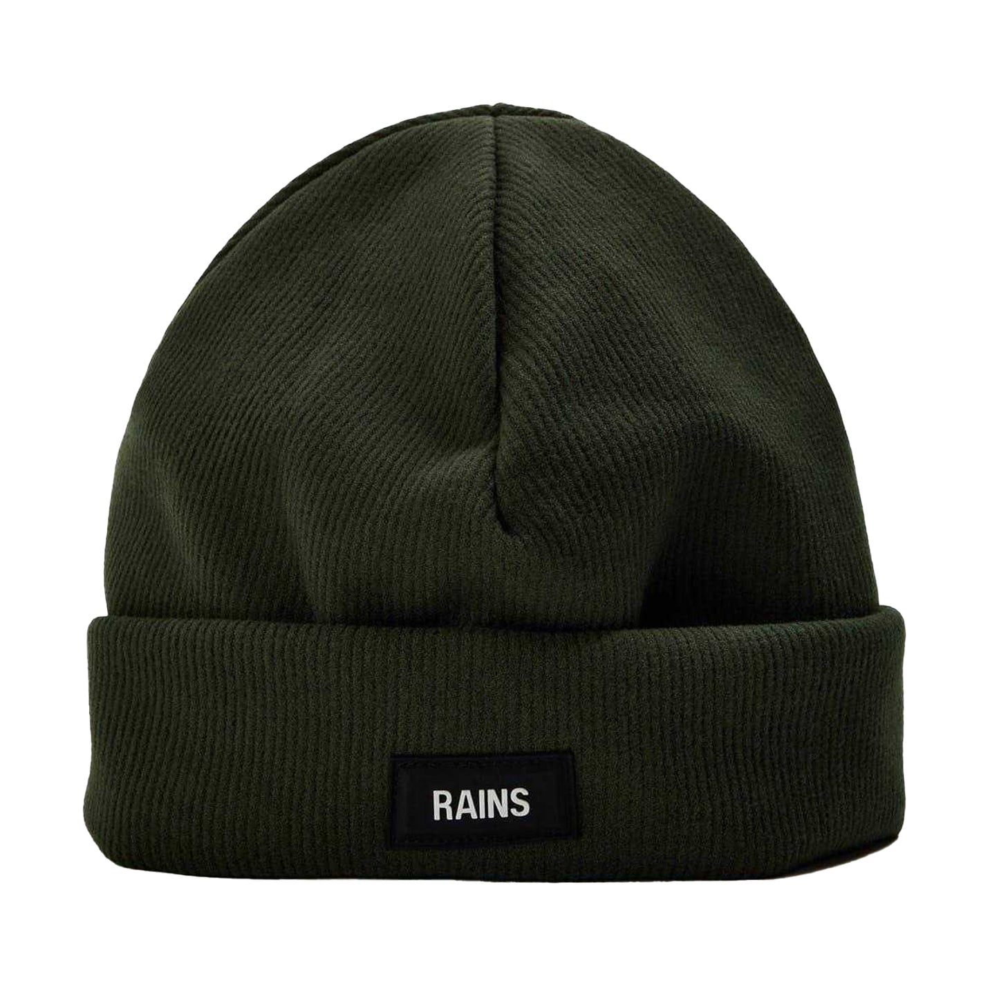 Green - Front - Rains Unisex Adult Wordmark Beanie