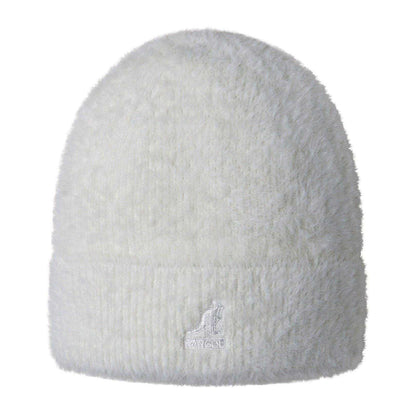 Ivory - Front - Kangol Unisex Adult Embroidered Logo Faux Fur Winter Beanie