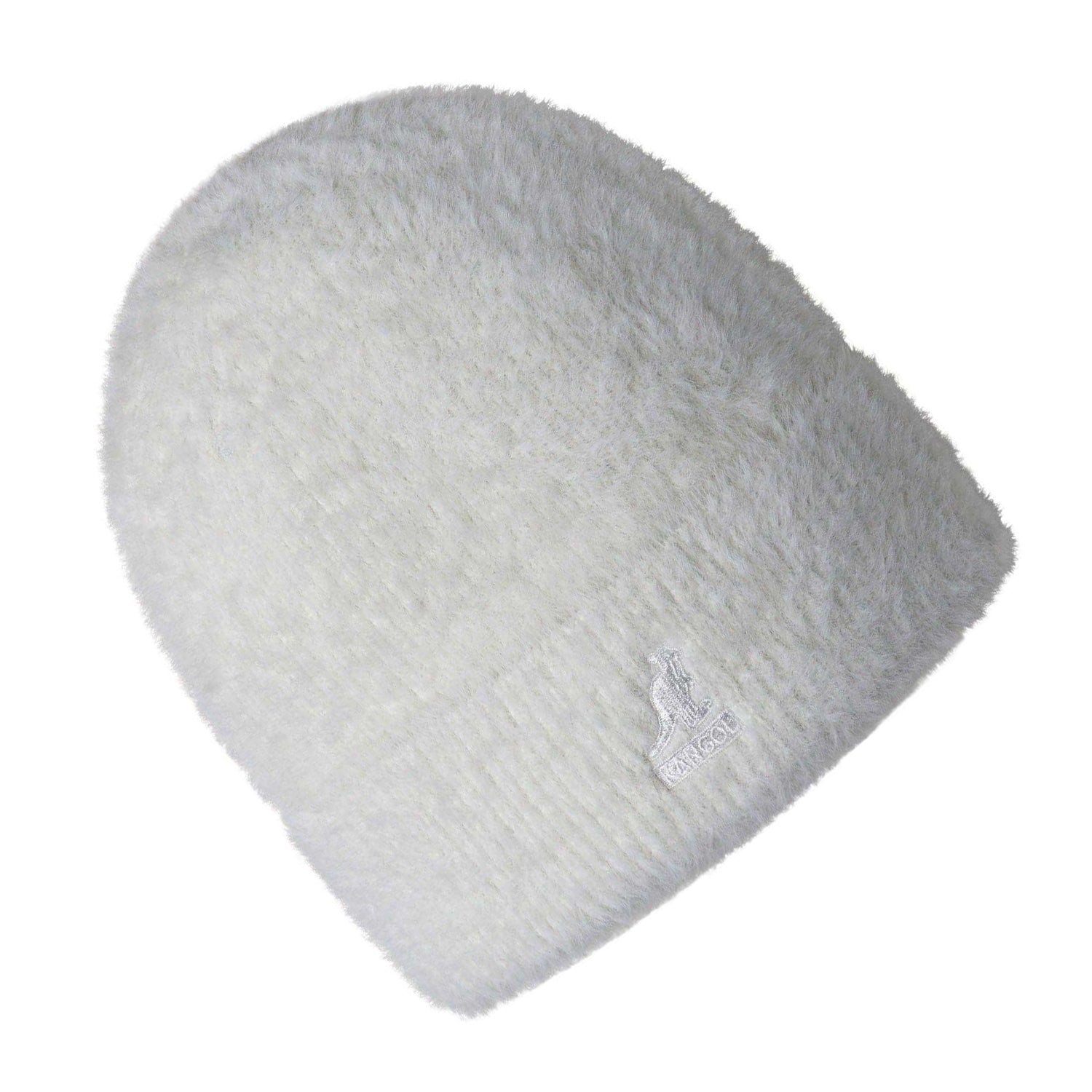 Ivory - Back - Kangol Unisex Adult Embroidered Logo Faux Fur Winter Beanie