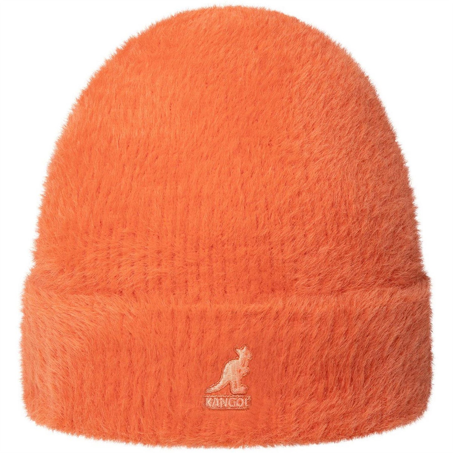 Coral - Front - Kangol Unisex Adult Embroidered Logo Faux Fur Winter Beanie