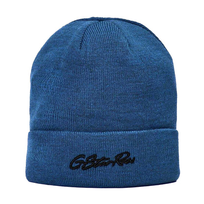Retro Blue - Front - G-Star Unisex Adult Lettering Beanie