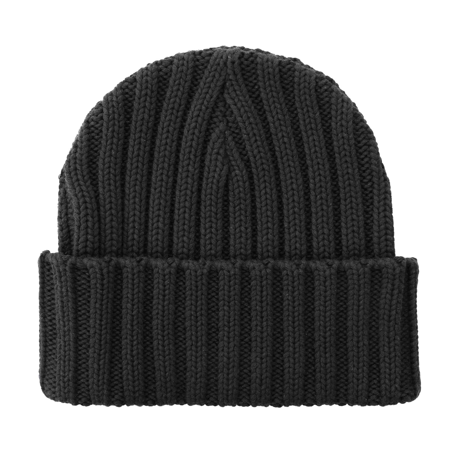 Black - Back - Societe Noir Unisex Adult Ribbed Casual Beanie