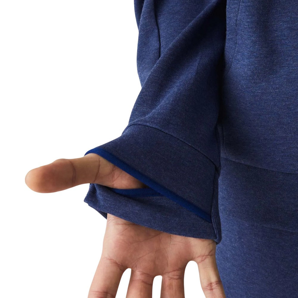 Blue - Side - Lacoste Mens High-Neck Full Zip Jacket