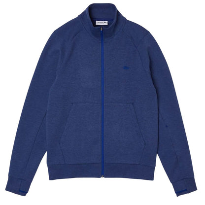 Blue - Front - Lacoste Mens High-Neck Full Zip Jacket