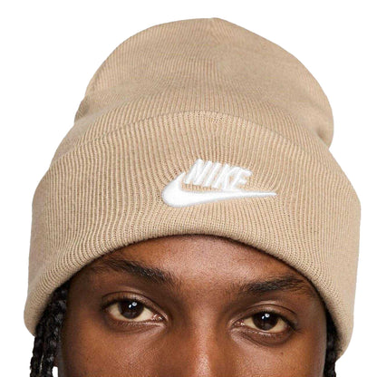 Khaki-White - Lifestyle - Nike Unisex Adult NSW Beanie
